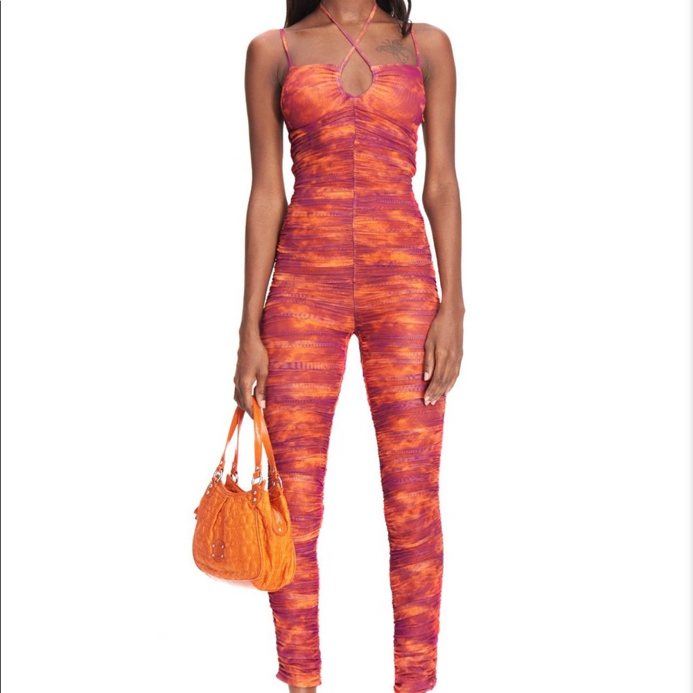 I.AM.GIA. Orange and Purple Jumpsuit